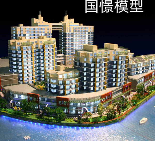 郧西县建筑模型
