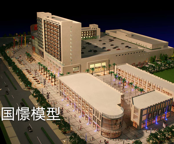郧西县建筑模型